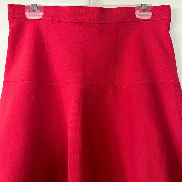 Madewell Women’s Ruby Red A-line Skater Swing Skirt Size 10 - Picture 9 of 14